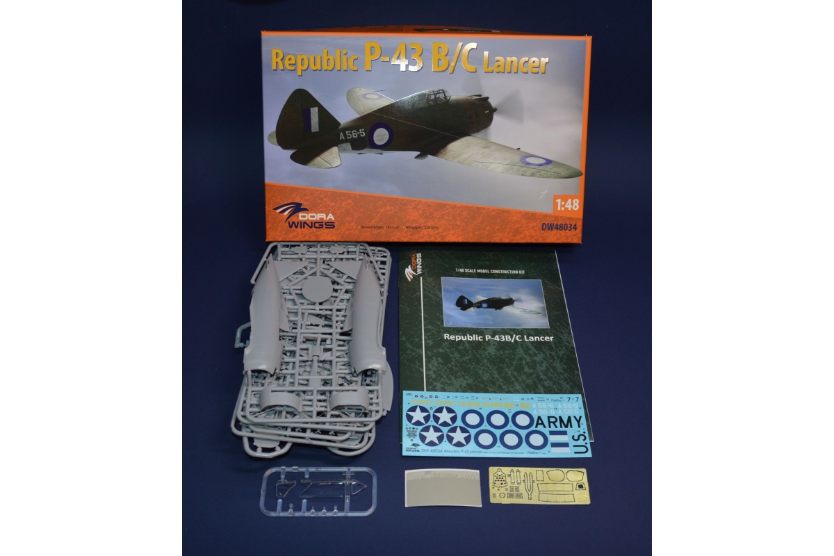 DW48034 Republic P-43 B/C Lancer Dora Wings