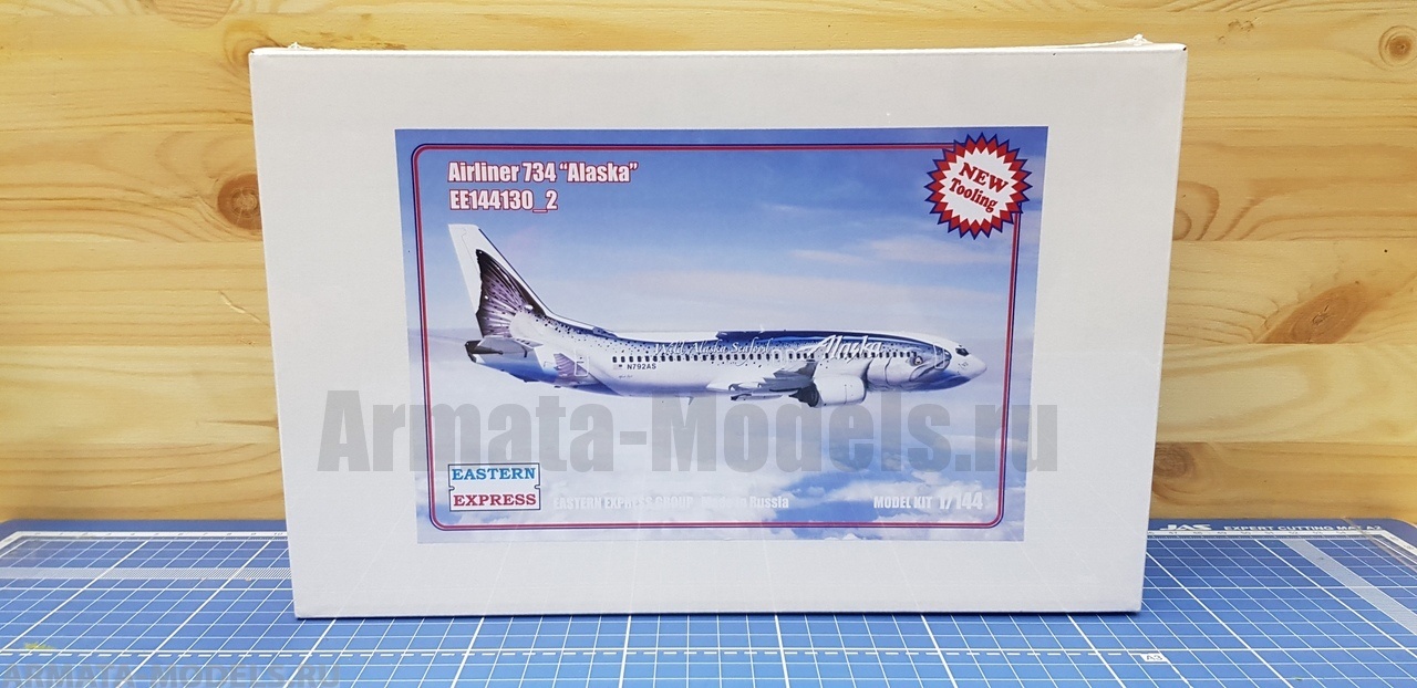 ЕЕ144130_2 Авиалайнер 737-400  Alaska   Рыба Восточный экспресс