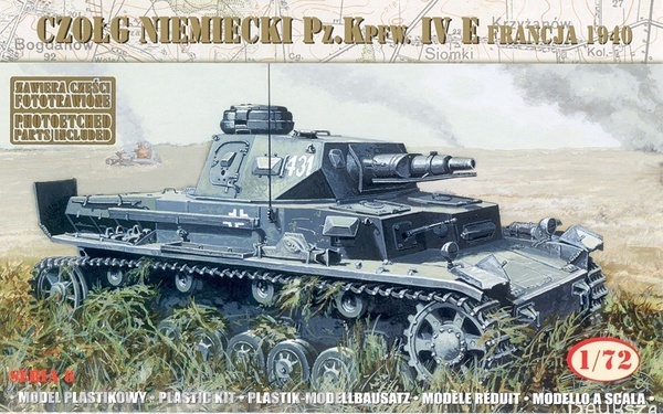72863 Танк German Tank Pz.Kpfw. IV Ausf. E  'France 1940' Mirage Hobby