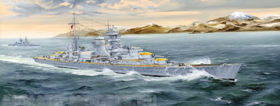 05346 Немецкий тяжелый крейсер Блюхер Trumpeter