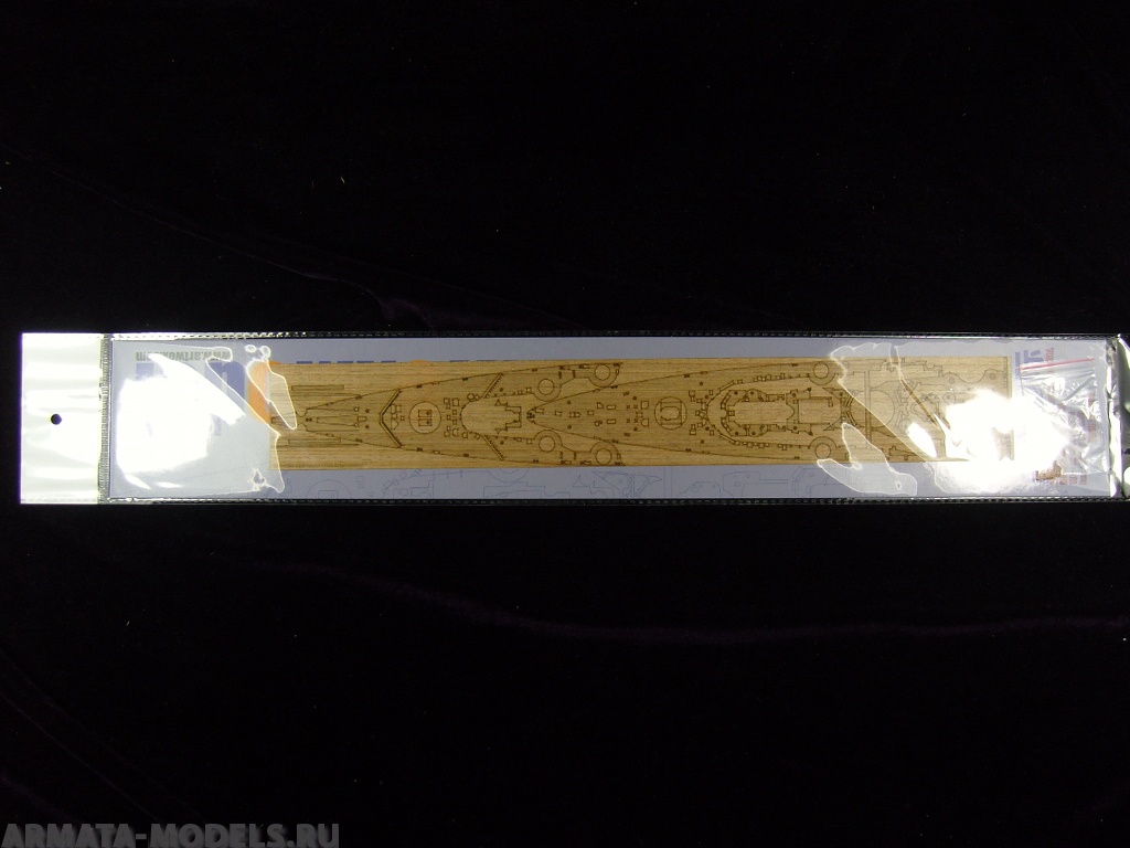 AW20014 Деревянная палуба для DKM Tirpitz