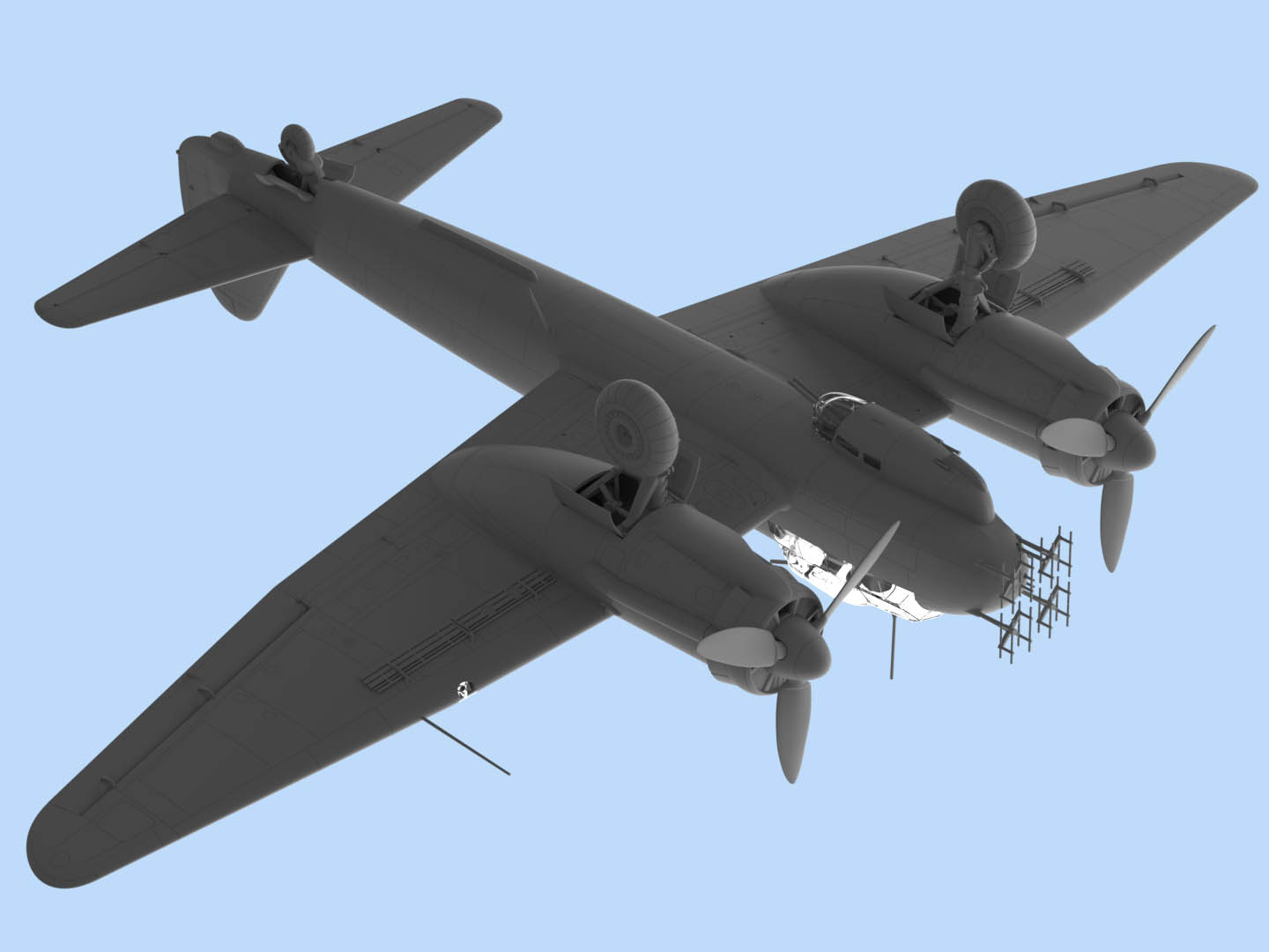 48239 Ju 88С-6b, Германский ночной истребитель ІІ МВ ICM