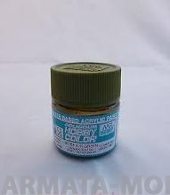 H058  Краска водоразбавляемая художественная т.м. MR.HOBBY  10мл  INTERIOR GREEN