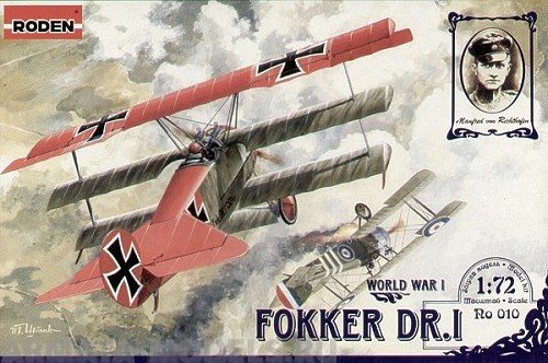 Rod010 Самолет FOKKER DRI Roden