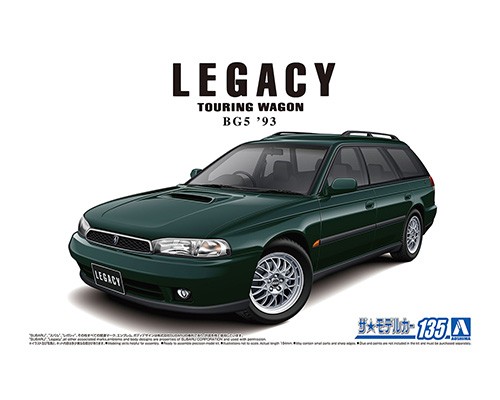 06496 Subaru Legacy Touring Wagon '93 Aoshima