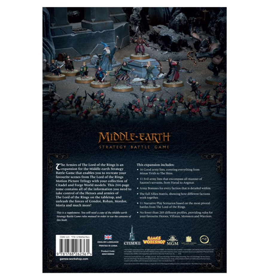 01-02-60GW Книга Средиземье: Армии Властелина Колец (англ.) (Middle-earth Strategy Battle Game: Armies of The Lord of the Rings (Eng))