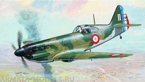 0842SM Самолет  Хаукер Харрикейн MK.IIC (1:72) Smer