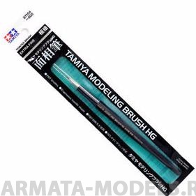 87154T Кисточка с удобной прорезиненной ручкой, натуральная ультратонкая