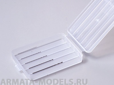 74044T Набор тонких сверел 5шт. Fine для Pin Vises диам. 0,3/0,4/0,5/0,6/0,8мм