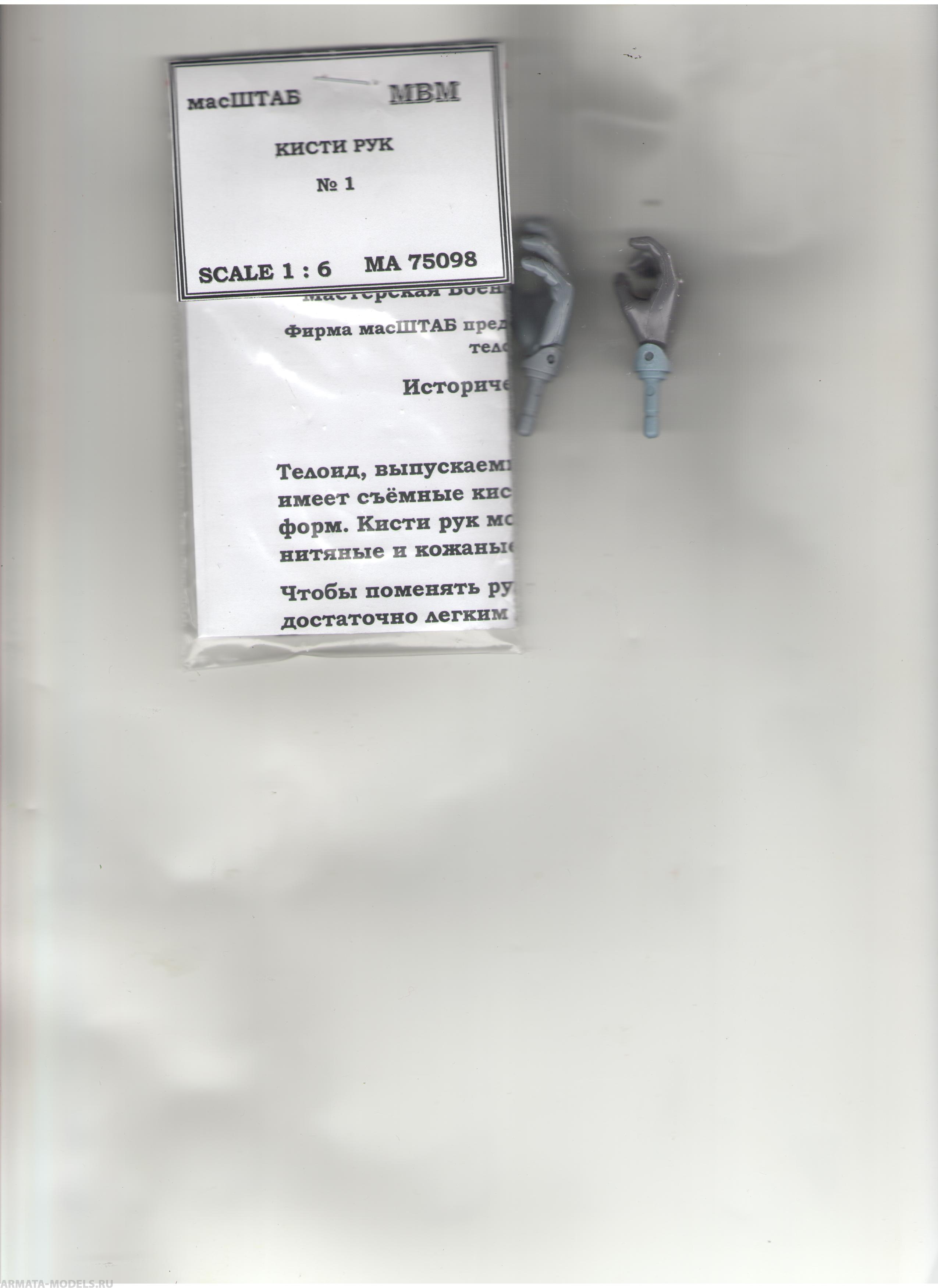 75098 Руки телоида №1