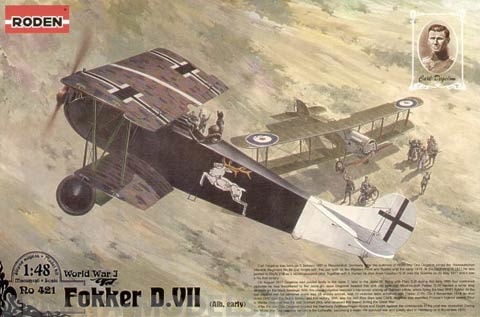 Rod421 Самолёт FOKKER D.VII Roden