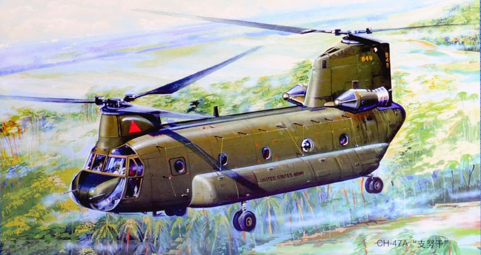 01621 Вертолет  СН-47А Чинук  Trumpeter