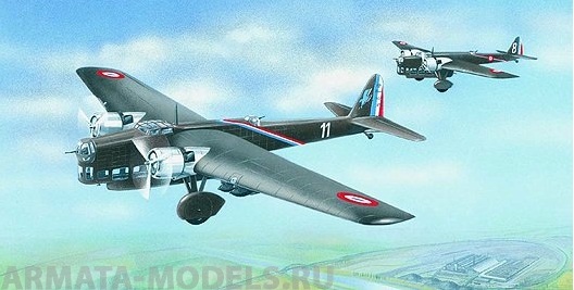 0845SM Самолёт  Amiot 143 Smer