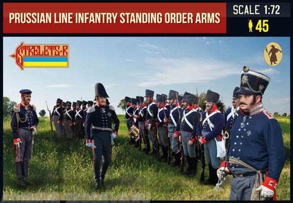 72211ST Фигуры Prussian Line Infantry in Summer Dress Strelets