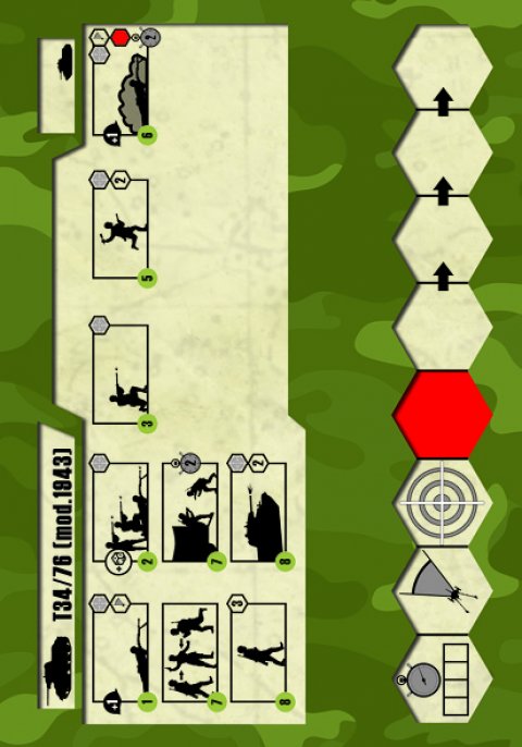 6159 Советский средний танк Т-34/76 1943 г. Звезда