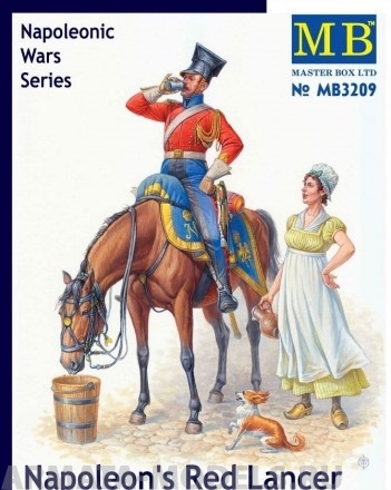 MB3209 Красный улан Наполеона, серия Наполеоновских войн Master Box (MB)