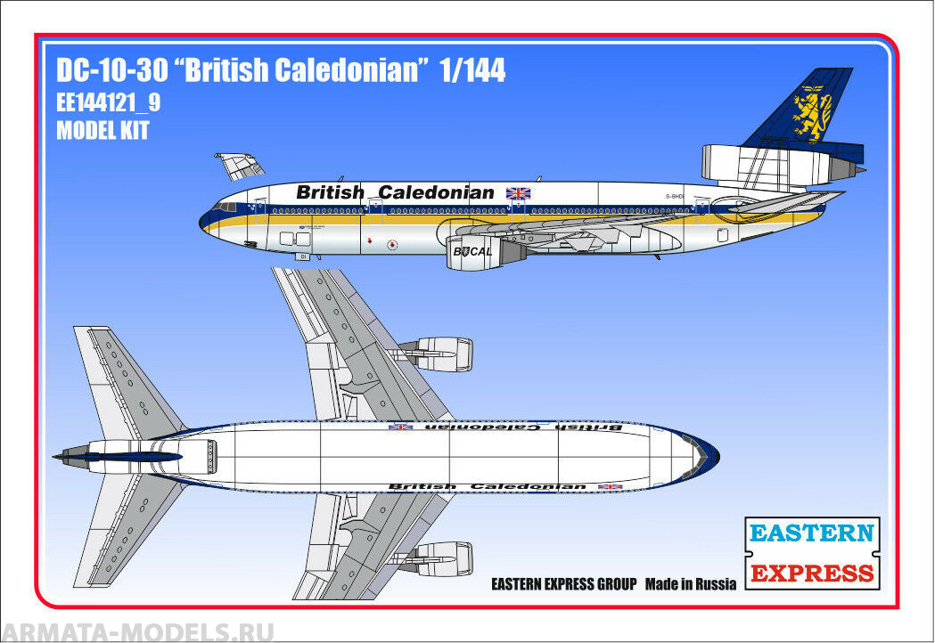ЕЕ144121_9 Авиалайнер DC-10-30 British Caledonian Восточный экспресс