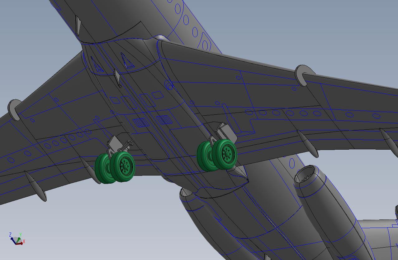 ЕЕ144143_4 Авиалайнер BAC 1-11-200 KLM Восточный экспресс