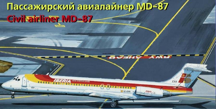 ЕЕ144110 Авиалайнер MD-87 Iberia