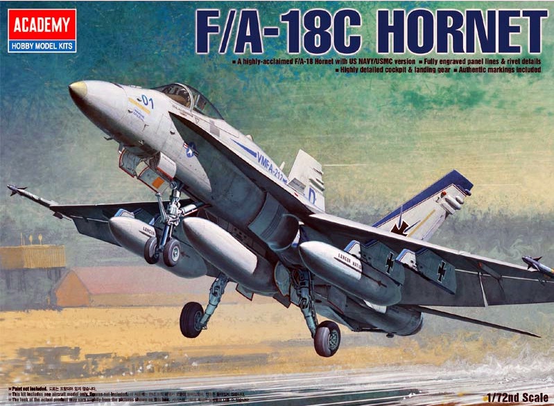 12411 Самолет  F/A-18C Хорнет Academy