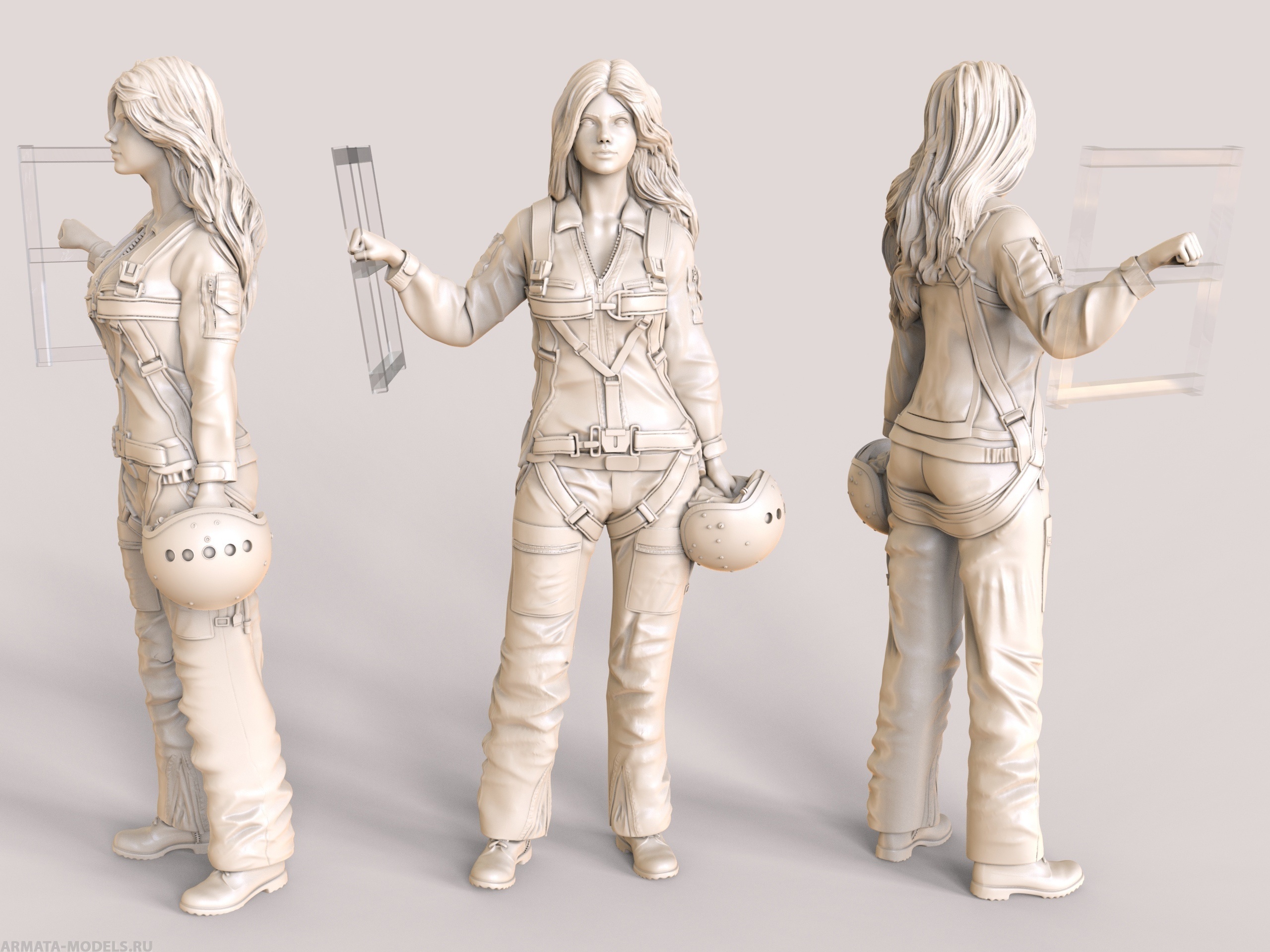 smk48035 Девушка штурмовик. Seal Model Kit