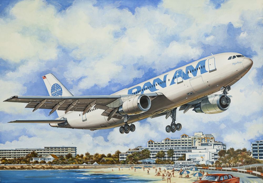 ЕЕ144146_3 Авиалайнер  А300B4 LAKER SKYTRAIN Восточный экспресс