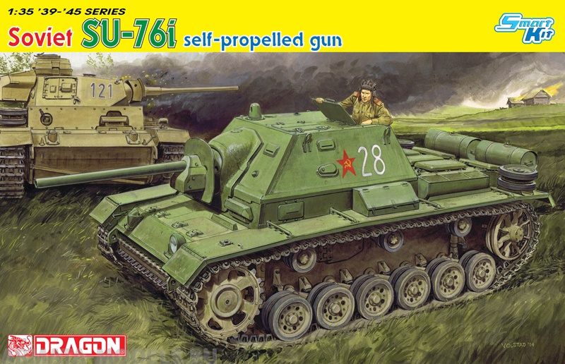 6838Д  Советская САУ SU-76i (Су-76И) Dragon