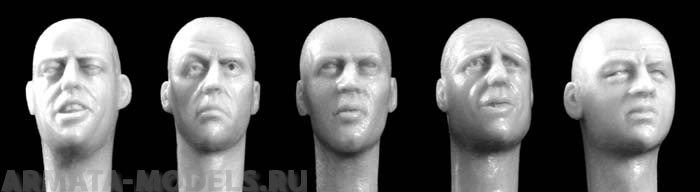 HH24 5 more heads with european faces Hornet