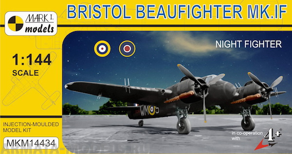 MKM14434 Самолет Beaufighter Mk.IF Night Fighter Mark I Models