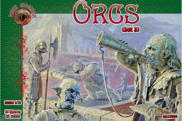 ALL72003 Фигуры Orcs set 3 1/72 Dark Alliance